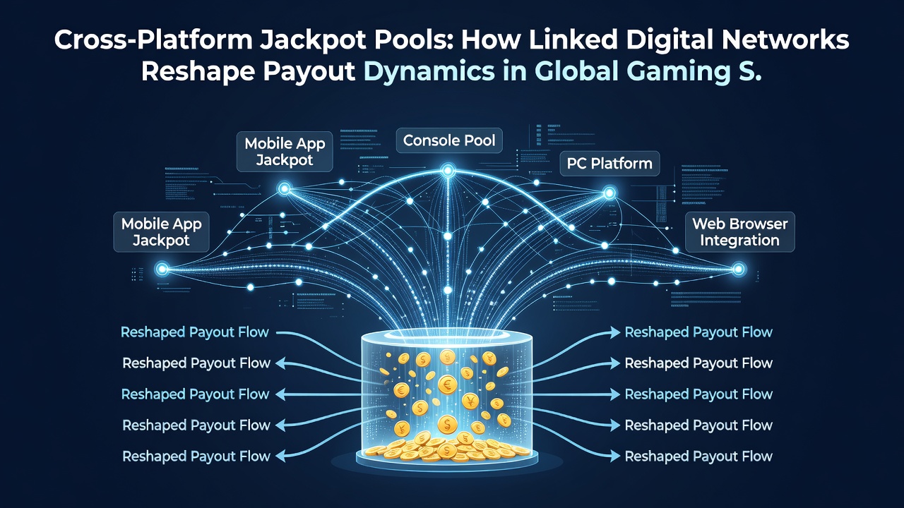 Screenshot of a live jackpot counter updating across multiple casino interfaces on different devices