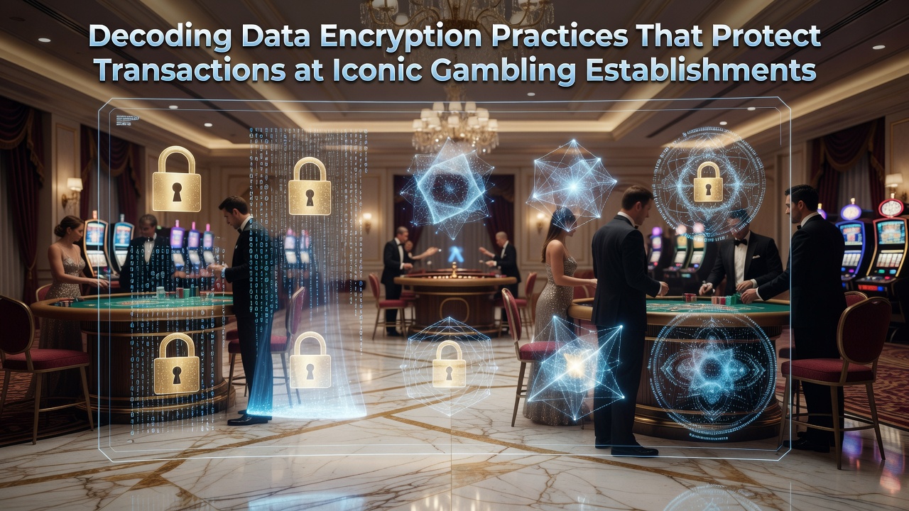 Secure transaction systems in operation at a landmark casino floor with encrypted payment terminals