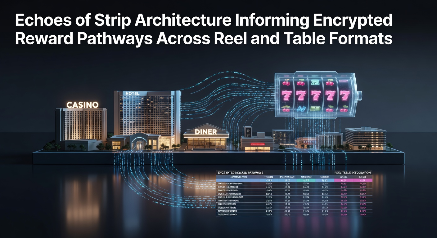 Architectural layout of Las Vegas Strip casino floor showing interconnected gaming zones and pathways