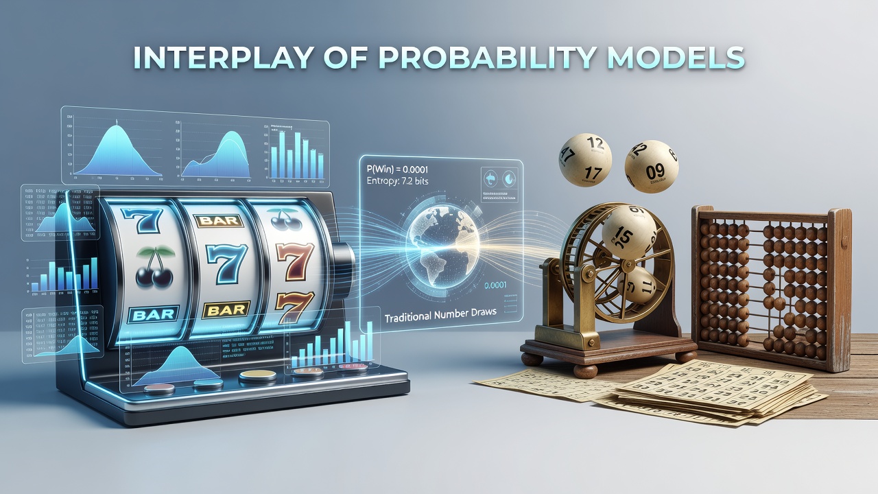 Comparison chart showing RNG cycle patterns alongside historical lottery draw frequency data
