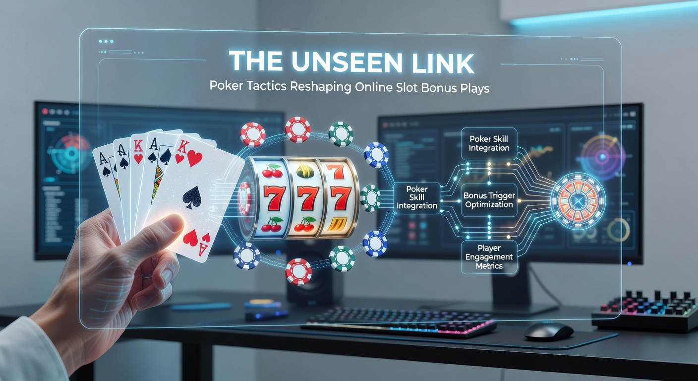 Close-up of a poker hand transitioning into a slot machine bonus wheel, highlighting strategic decision points in gameplay