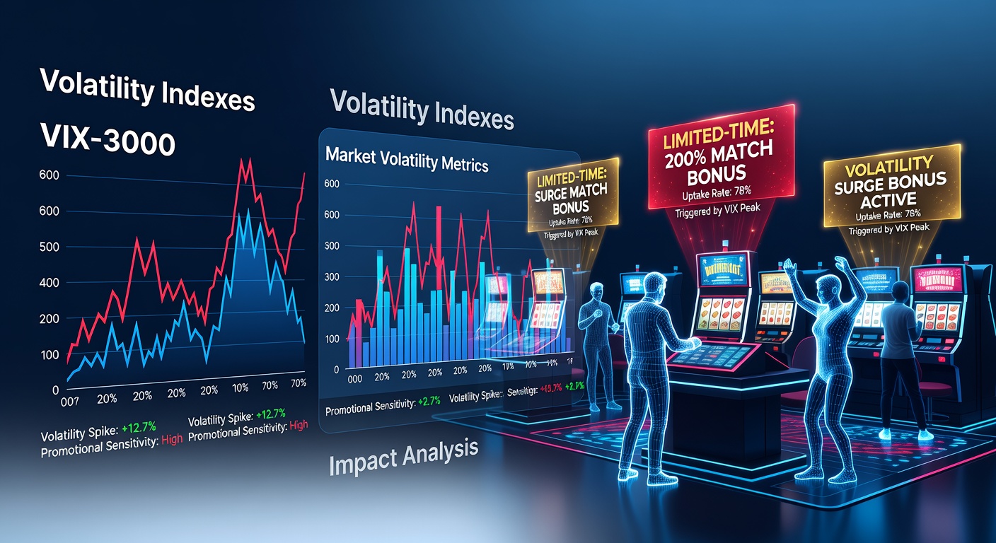 Infographic illustrating how volatility categories correlate with different types of casino bonus offers